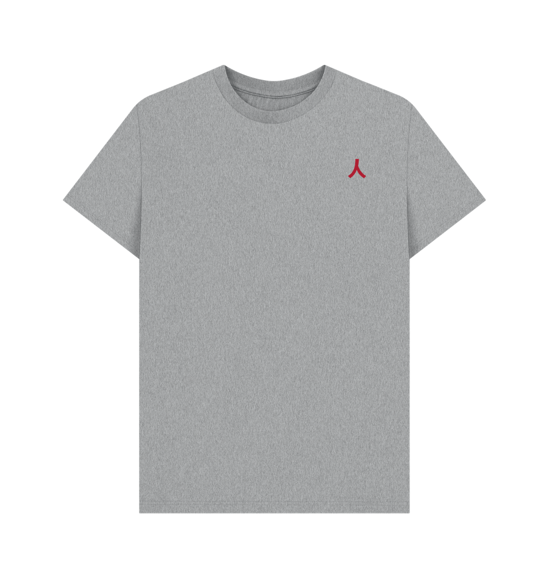 Athletic Grey Printed T-shirt