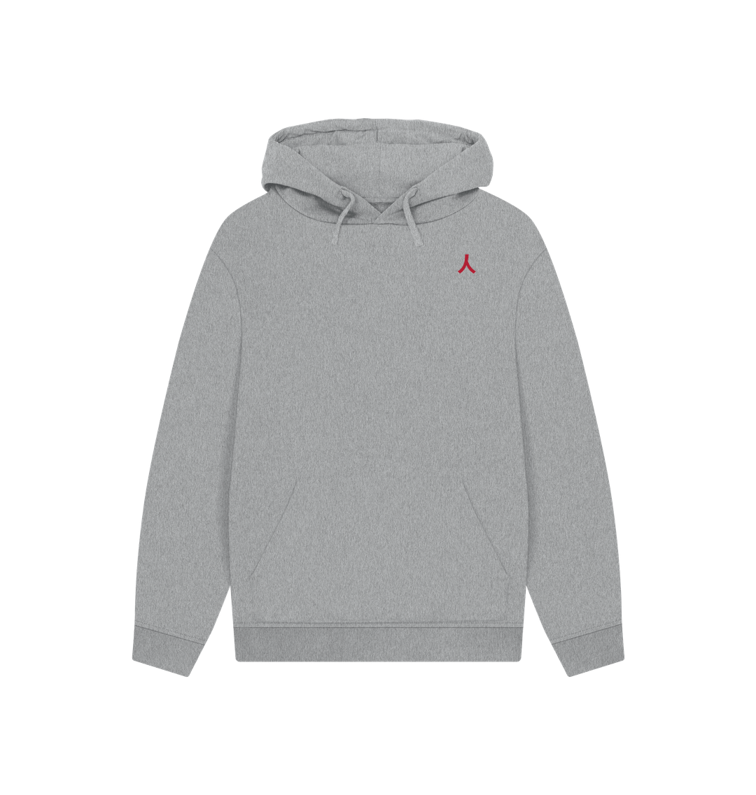 Athletic Grey Printed Hoody